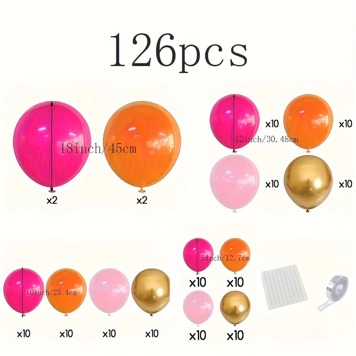 Balloon Garland Arch Kit for Birthday Wedding and Party Decorations
