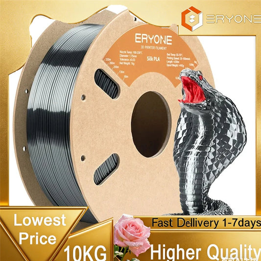 Eryone Silk PLA 3D Printer Filament Premium Shiny Finish