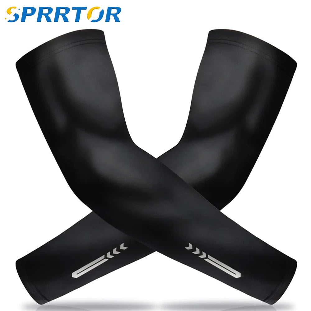 Sprrtor UV Protection Cooling Arm Sleeves For Outdoor Sports