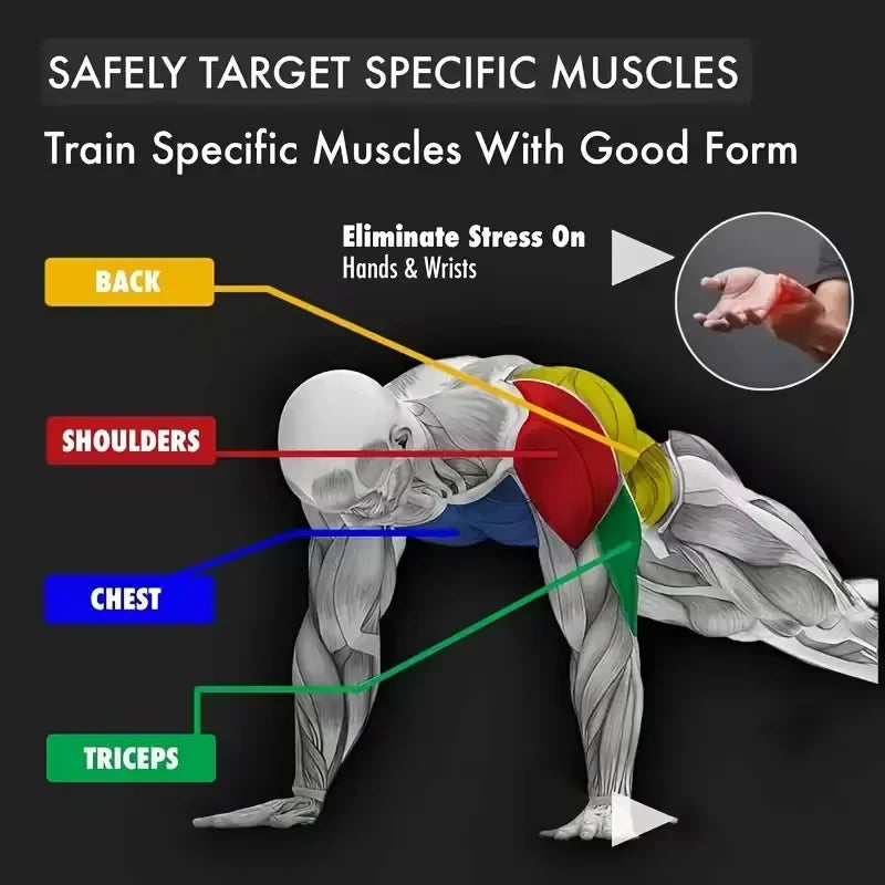 Multifunctional Push Up Board for Home Strength Training Workouts