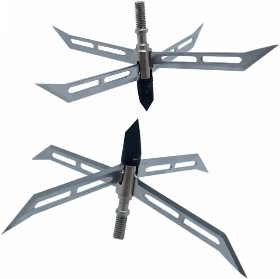 150 Grain Four Fixed Blade Stainless Steel Hunting Broadheads