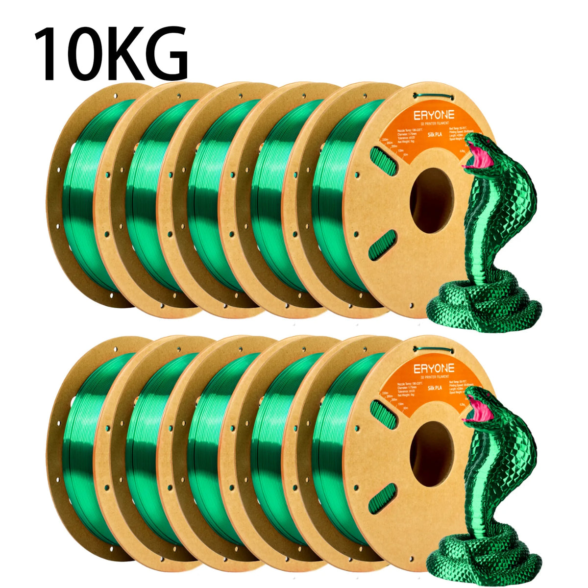 Eryone Professional Grade Silk PLA 3D Printer Filament