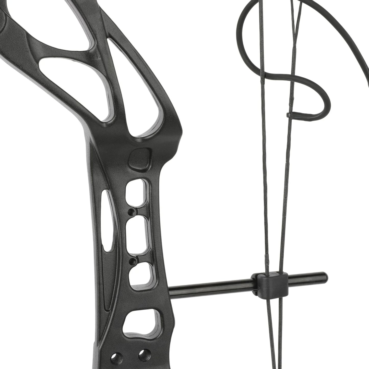 Compound Bow 0-70lbs Adjustable 80% Let-off 325fps Aluminum Alloy Riser Right Hand for Hunting Shooting Outdoor Target Practice