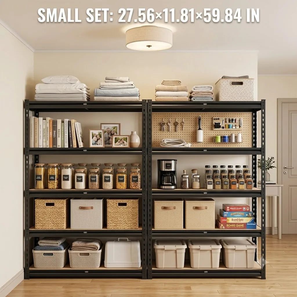 Heavy Duty Adjustable Metal Storage Shelving Rack System