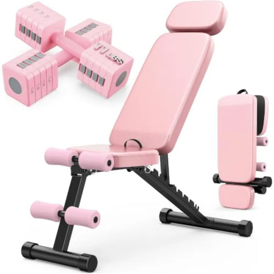 Adjustable Dumbbell Set for Strength Training and Home Workouts