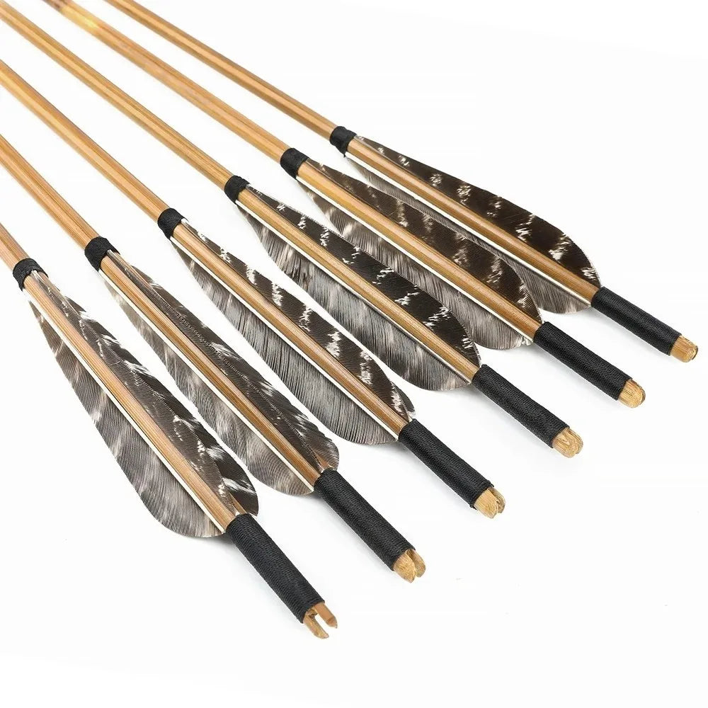 Turkey Feather Arrow Fletches 50Pcs Natural Real Turkey Vanes Left & Right Wing Pure Natural Feather Fletching DIY Replacement Parts for Carbon Aluminum Arrows Outdoor Archery Hunting Target Shooting Accessories