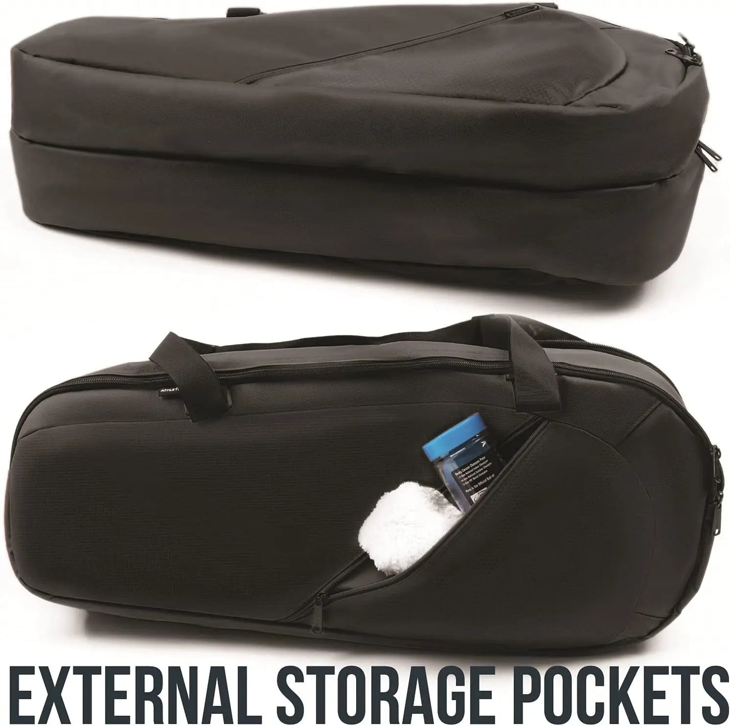 Four Racket Bag With Padded Compartments For Tennis Gear