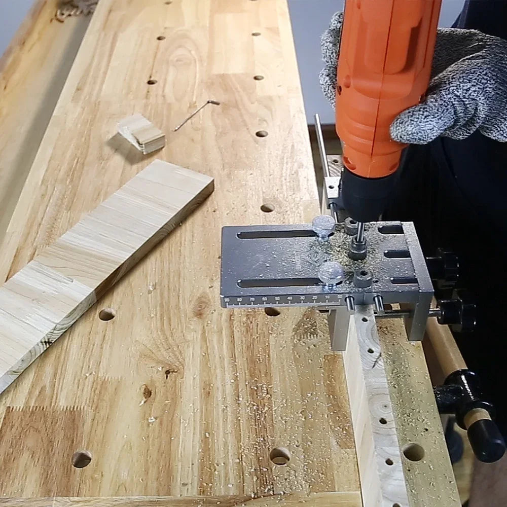 Allsome 3 In 1 Wood Doweling Jig Kit Aluminum Alloy