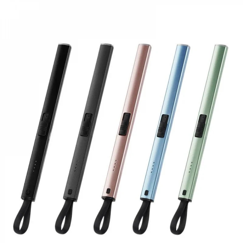 Portable Rechargeable Electric ARC Lighter Metal for Gas Stove BBQ Ignition Kitchen Candle Ideal for Outdoors Camping