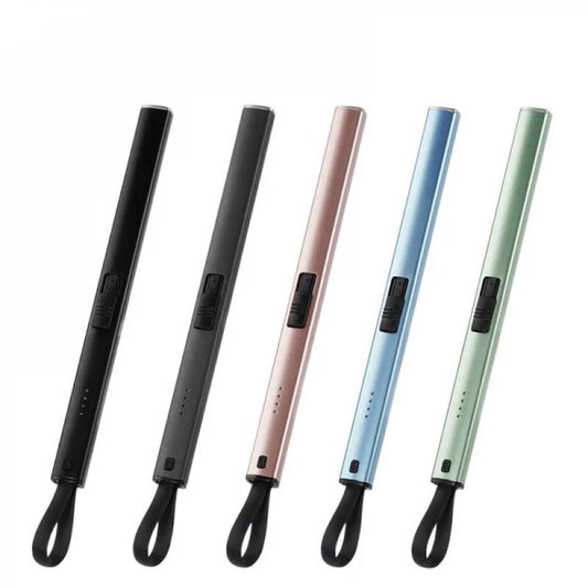 Portable Rechargeable Electric ARC Lighter Metal for Gas Stove BBQ Ignition Kitchen Candle Ideal for Outdoors Camping