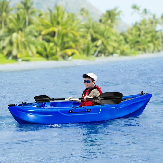 Durable Sit On Top Kayak With Paddle For Adult Recreation