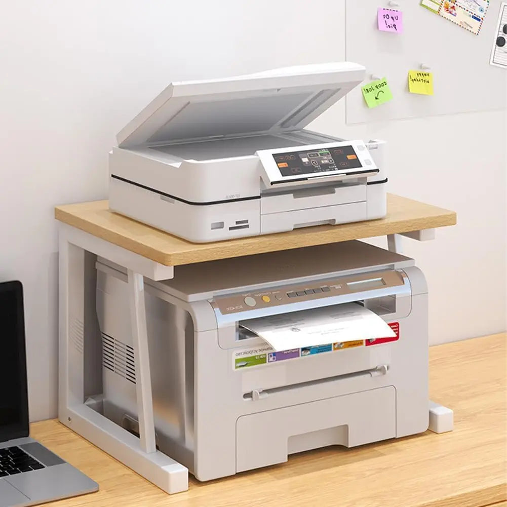 Garvee 2 Tier Printer Stand with Multipurpose Storage Organizer