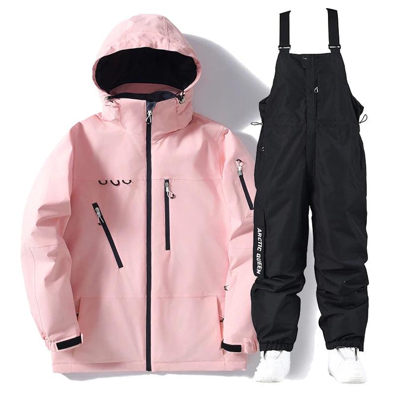 Arctic Queen Winter Snowboarding Ski Jacket And Pants Set