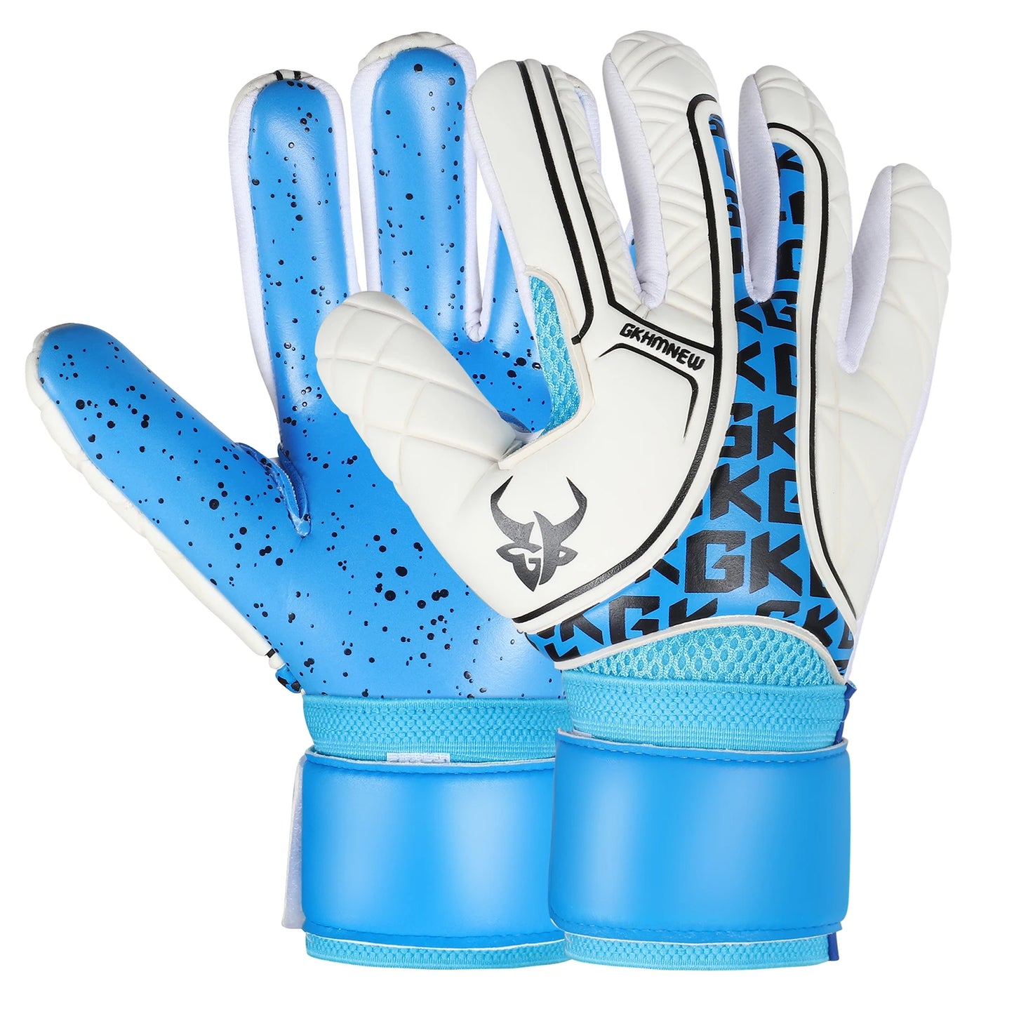 GKHMNEW Premium Knit Palm Soccer Goalkeeper Gloves