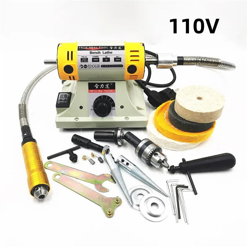 Aziyuhea 350W Bench Polishing Machine For Woodworking And Jewelry