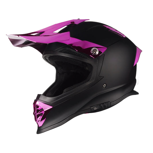 Crown Racing Full Face Motocross Helmet With Goggles Dot Approved