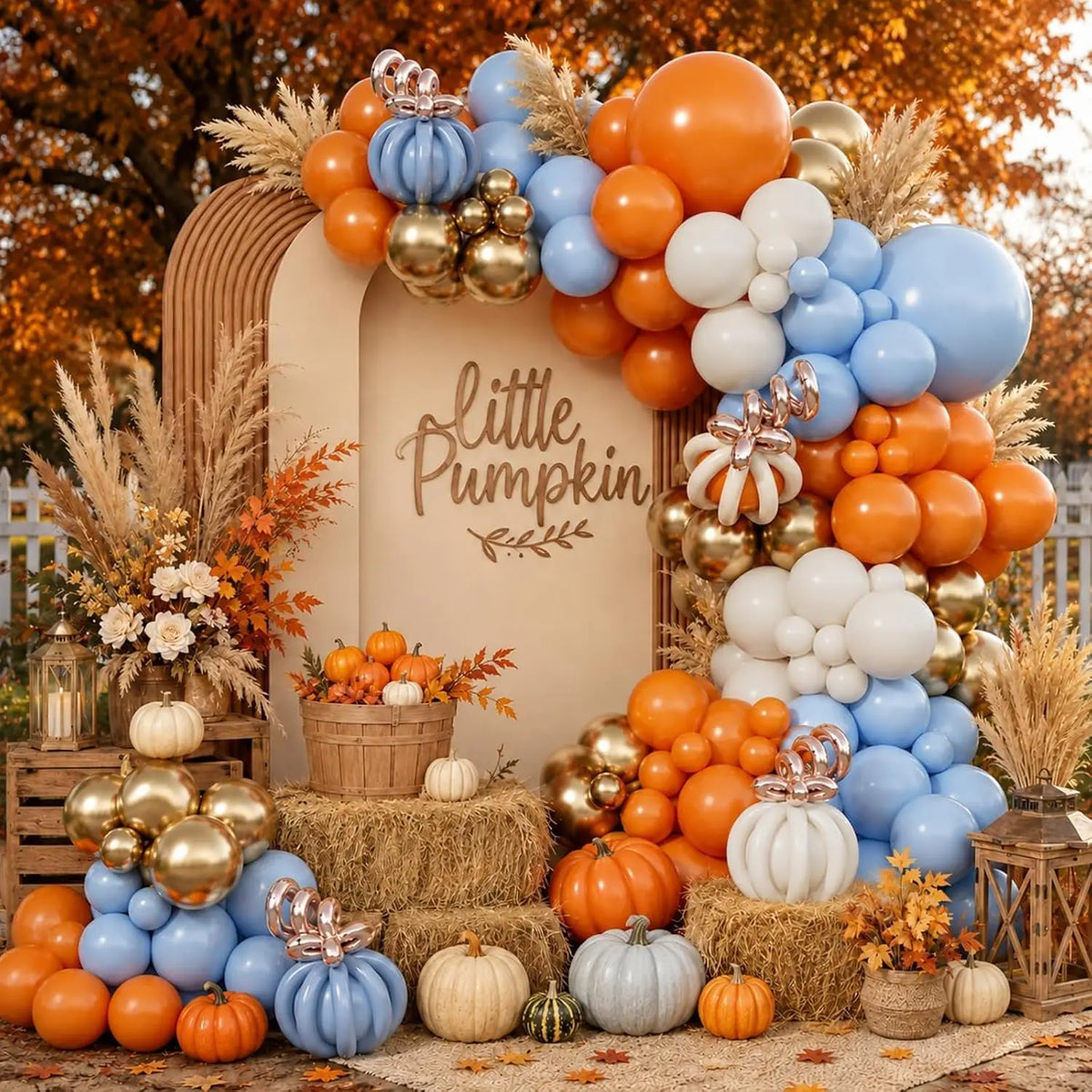 Halloween Balloon Garland Kit With BOO Foil Balloons Party Decorations