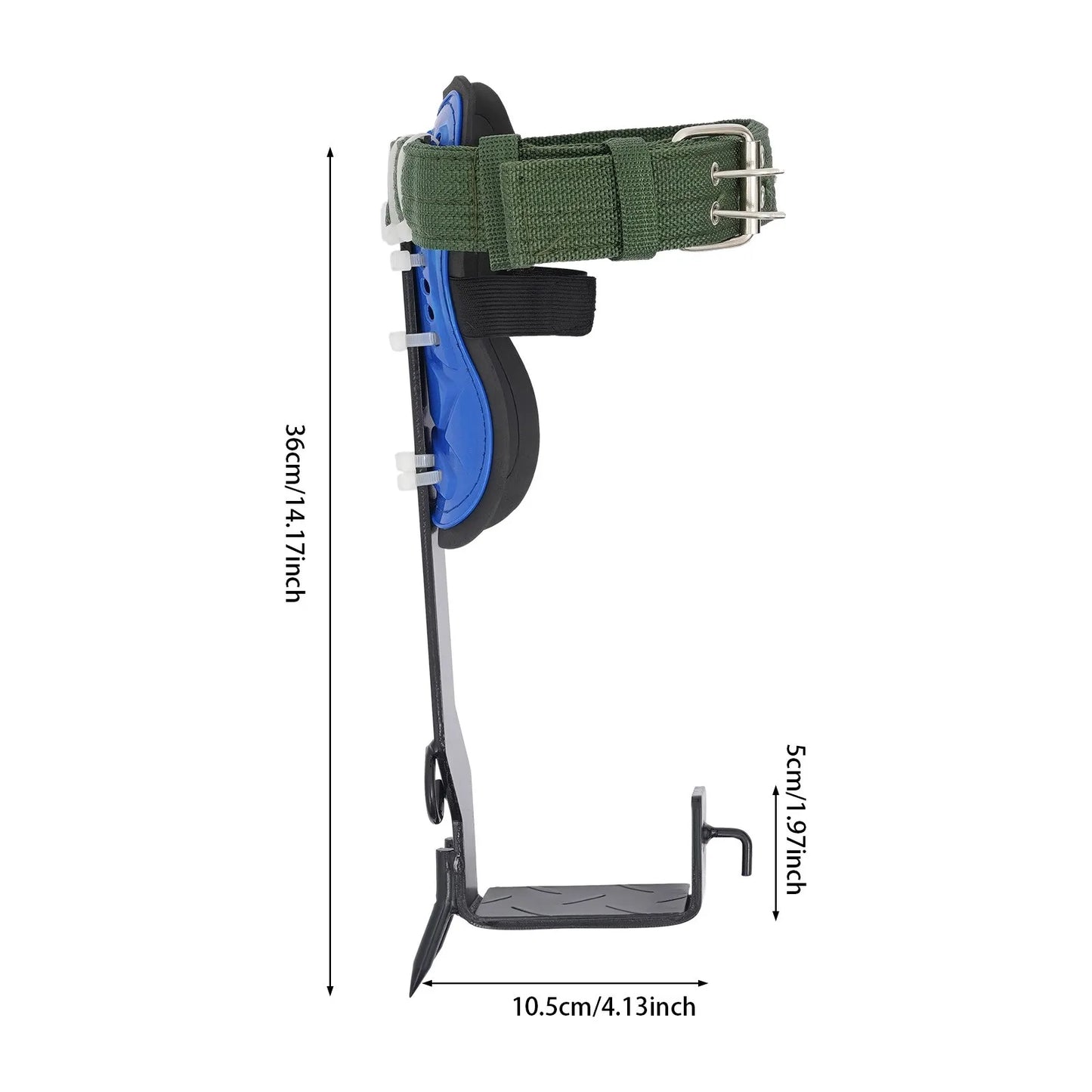 Steel Tree Climbing Spikes With Safety Belt And Ankle Straps