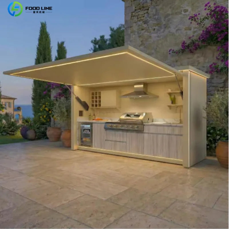 Foodline Modular Outdoor Kitchen BBQ Island Stainless Steel Cabinets