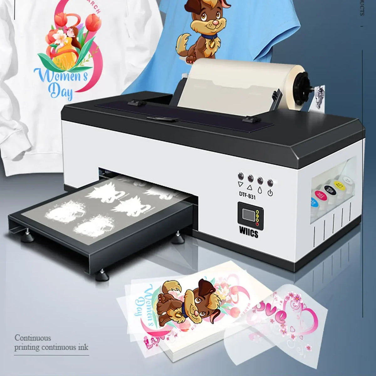 Sihao DTF Transfer Printer For Custom Apparel And Fabric