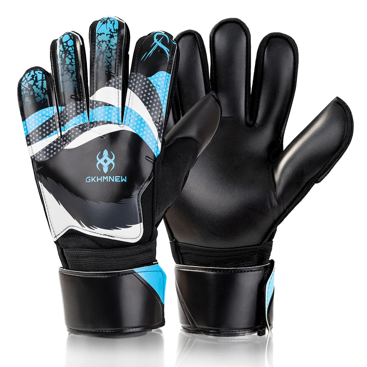 GKHMNEW Youth Soccer Goalkeeper Gloves With Strong Grips
