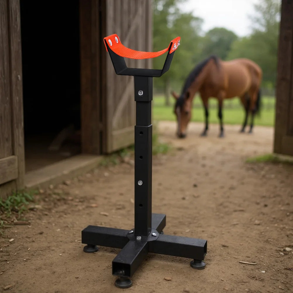 Sturdy Metal Adjustable Farrier Hoof Stand For Horses