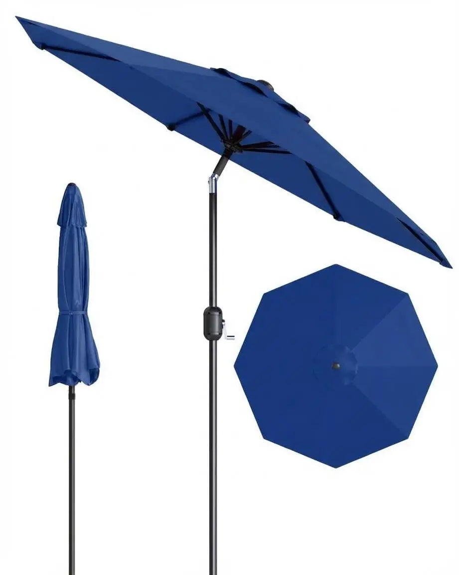 Waterproof Outdoor Patio Umbrella With Crank And Tilt Sun Shade