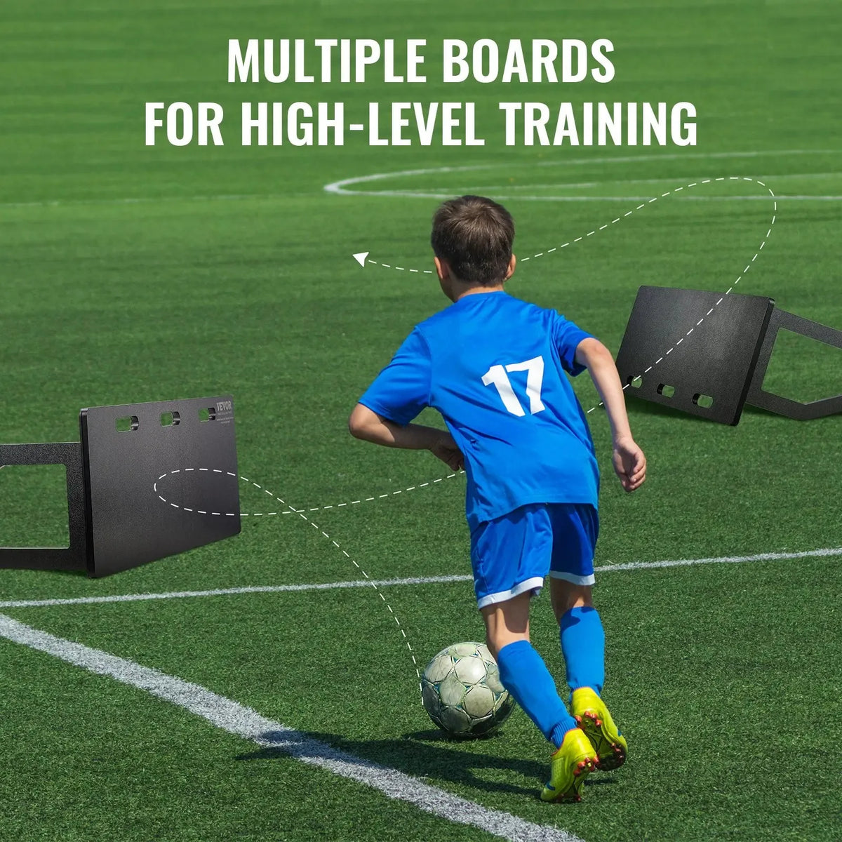 SIHAO Portable Foldable Soccer Rebounder Board Training Equipment