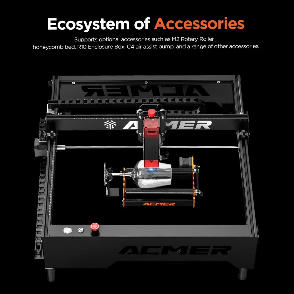 Acmer P1 10W WiFi Controlled Laser Engraver For Woodworking