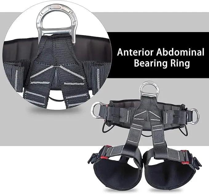 Professional Adjustable Safety Harness For Rock Climbing And Rescue
