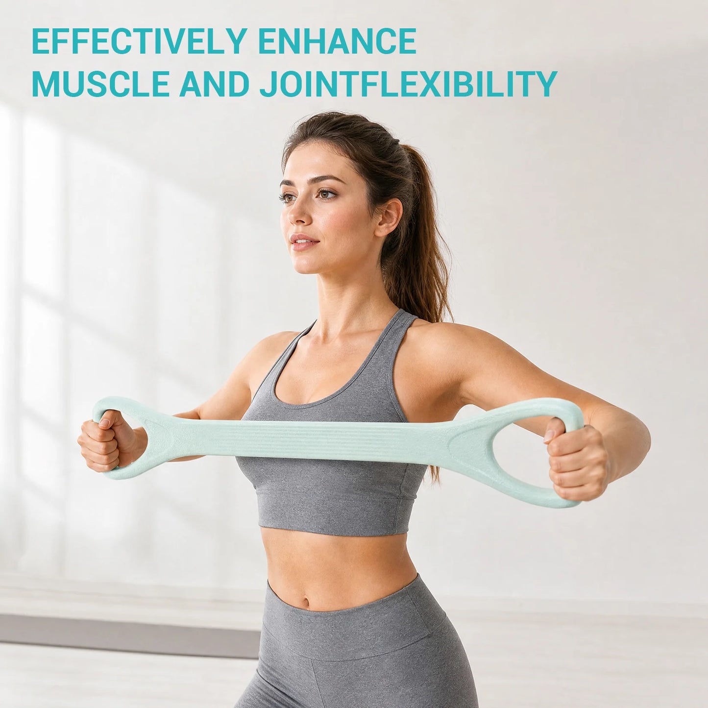 Complete Pilates Training Set With Resistance Bands And Exercise Ball