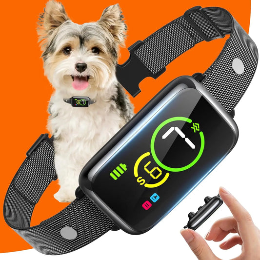 Adjustable Smart Dog Bark Collar With Beep And Vibration Modes
