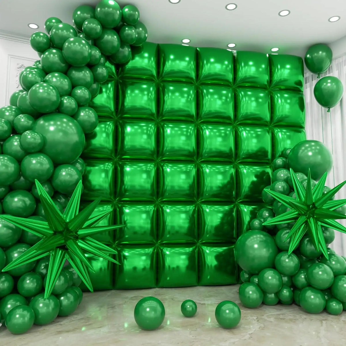 Double Sided Square Foil Balloon Garland Arch Kit Decor