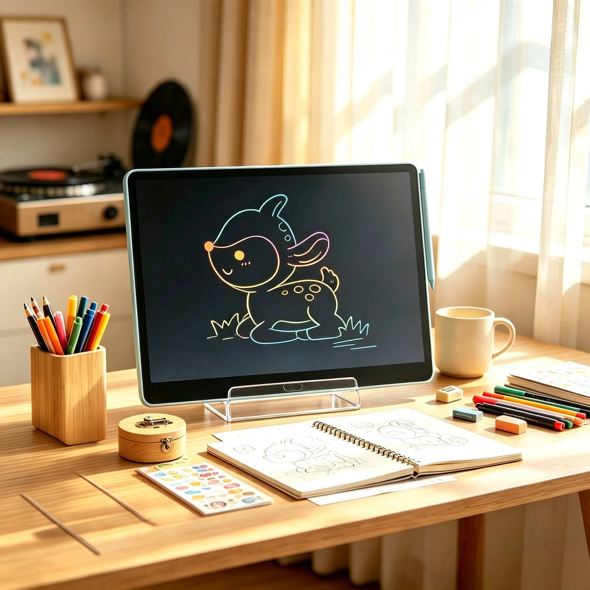 High Quality Portable Erasable LCD Writing And Drawing Board