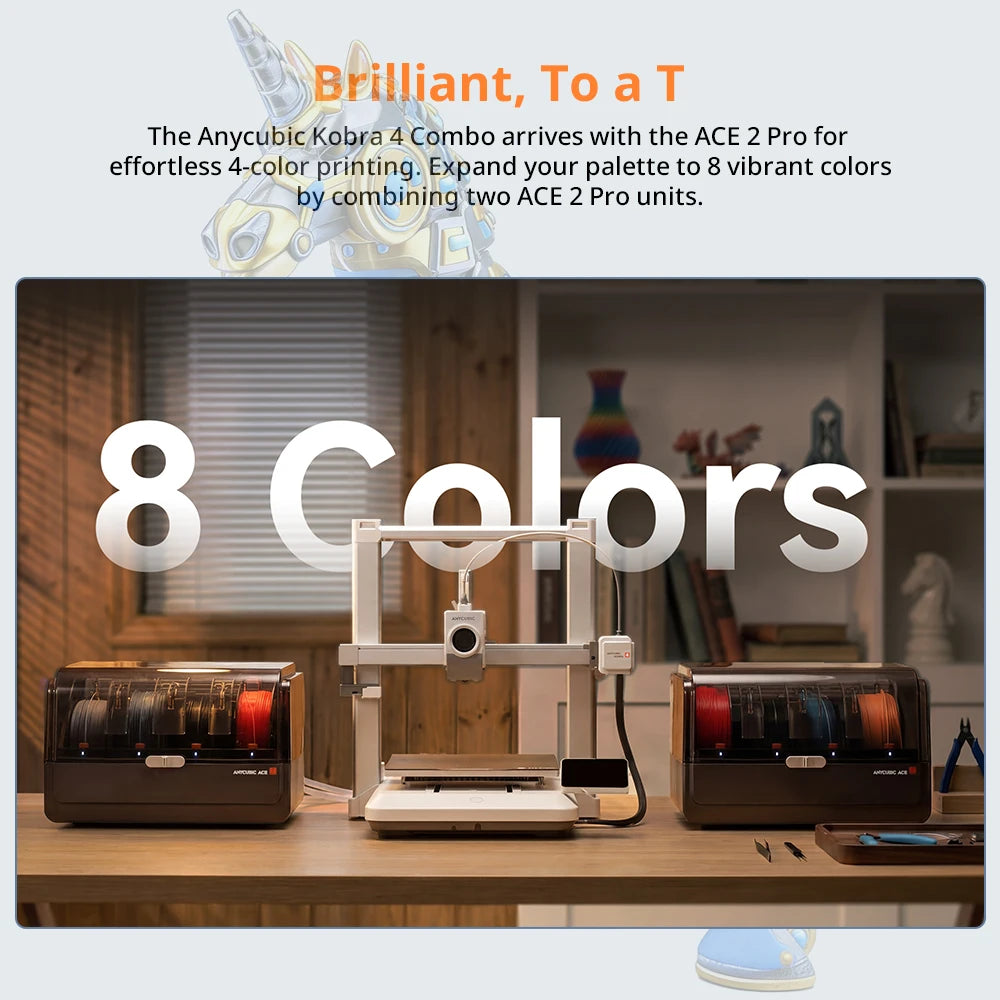 Anycubic Kobra 4 FDM 3D Printer Features App Control
