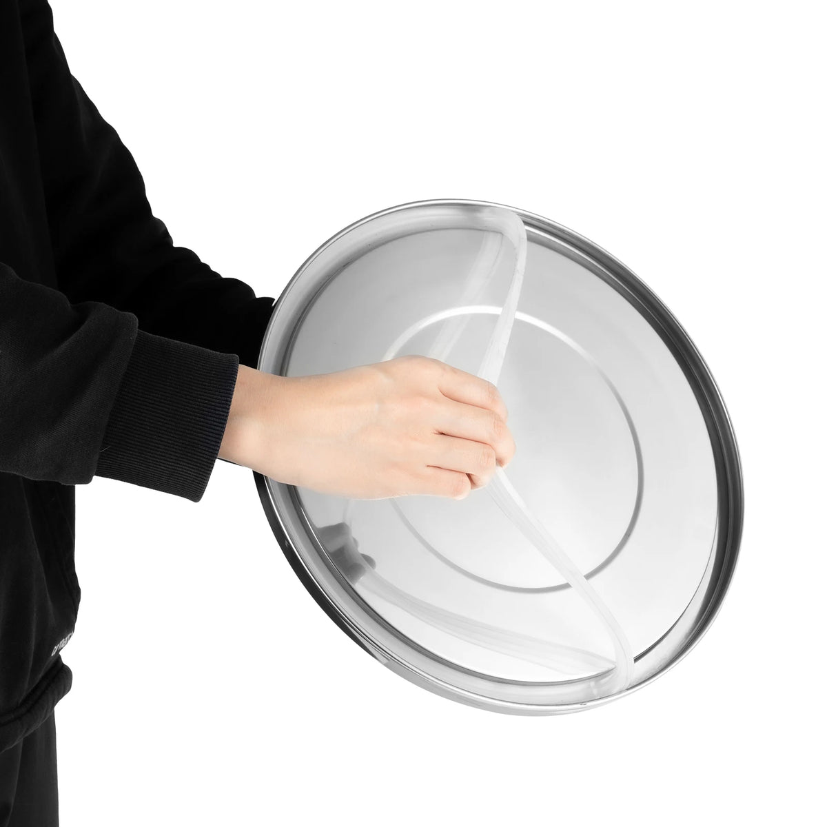 Stainless Steel Airtight Kitchen Storage Canister With Secure Latching Lid