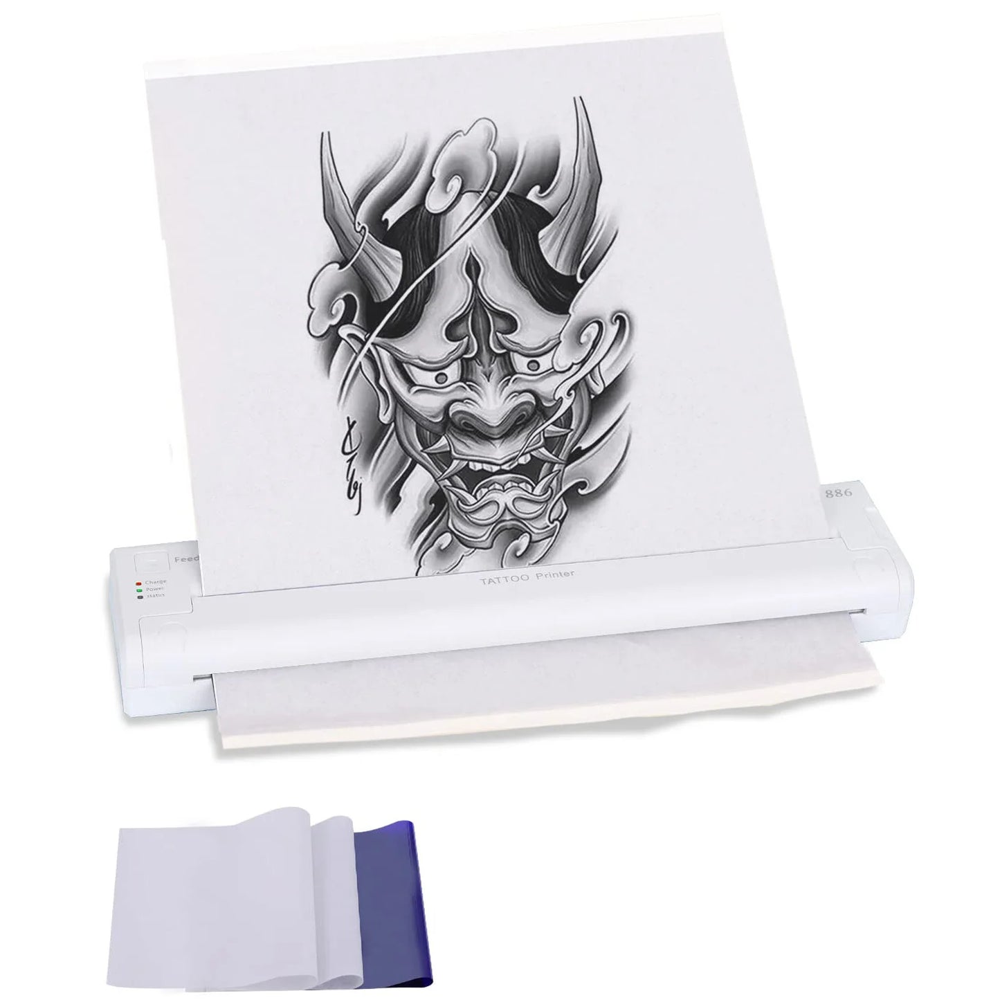 Wireless Tattoo Thermal Transfer Printer With Bluetooth Connectivity
