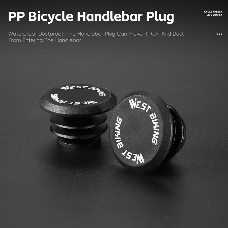 West Biking 3D Printed Ergonomic Bicycle Handlebar Grips For MTB