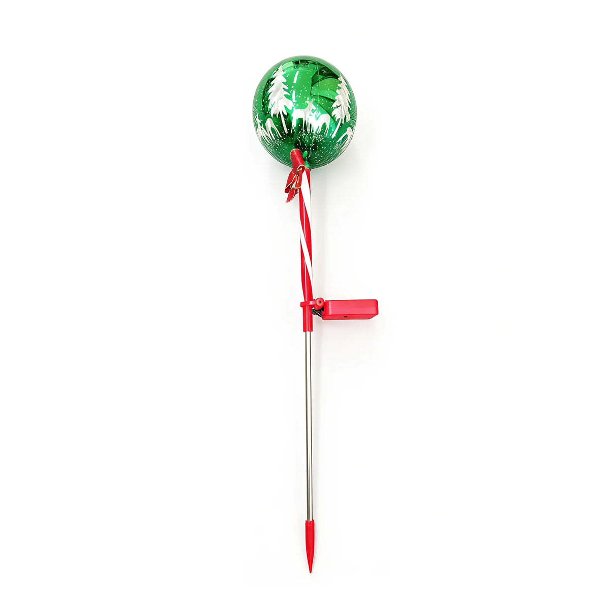 Solar Christmas Garden Ball Lanterns With Snowflake Elk Santa Decorations
