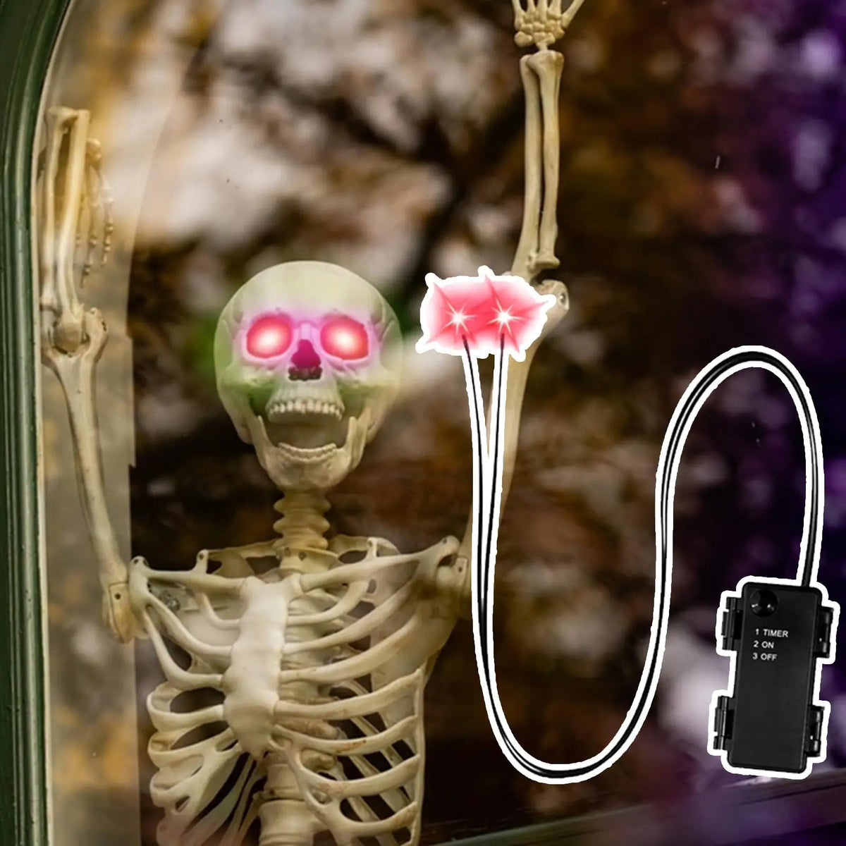 Halloween Led Glowing Decoration Light Up DIY Costume Eyes