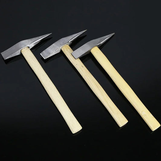 Heavy Duty Steel Welding Chipping Hammer With Wooden Handle