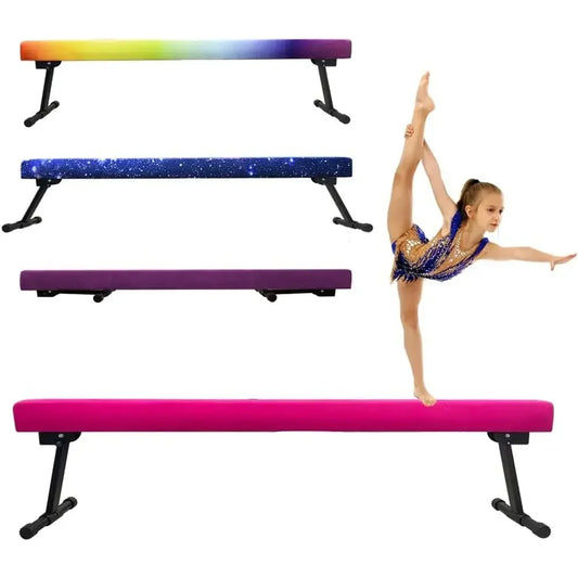 Adjustable Gymnastics Balance Beam for Kids Training and Home Practice