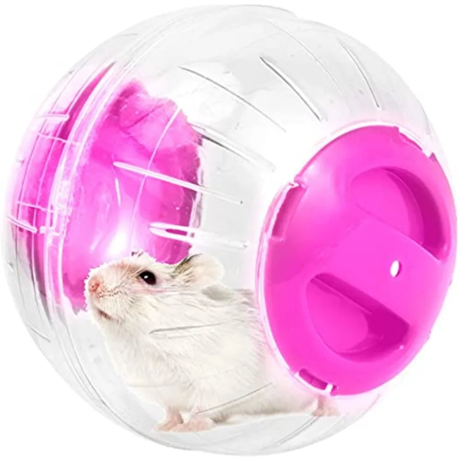 Crystal Hamster Running Ball Silent Exercise Wheel For Pets