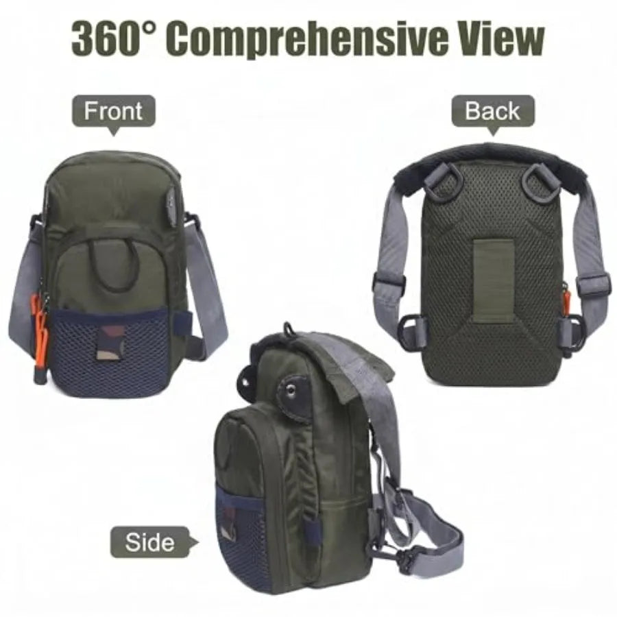 Lightweight Fly Fishing Chest Pack Tackle Storage Pouch