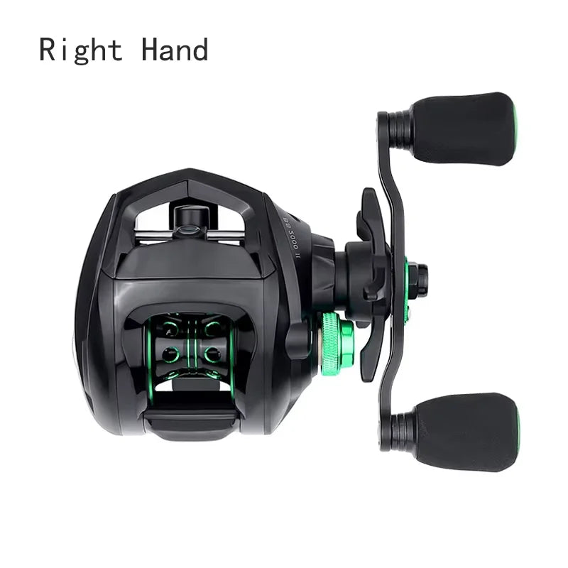 LINNHUE High Speed Baitcasting Fishing Reel With Spare Spool