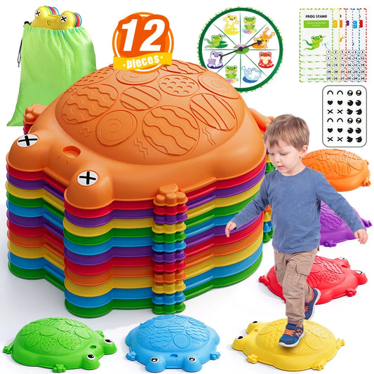 Hyes Balance Stepping Stones Set Indoor Outdoor Fitness Obstacle Course
