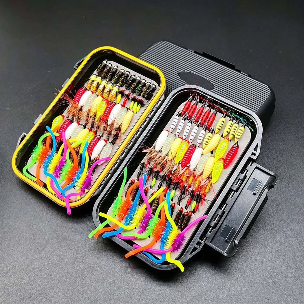 Professional Fly Fishing Kit With Dry Wet Nymph Trout Lures