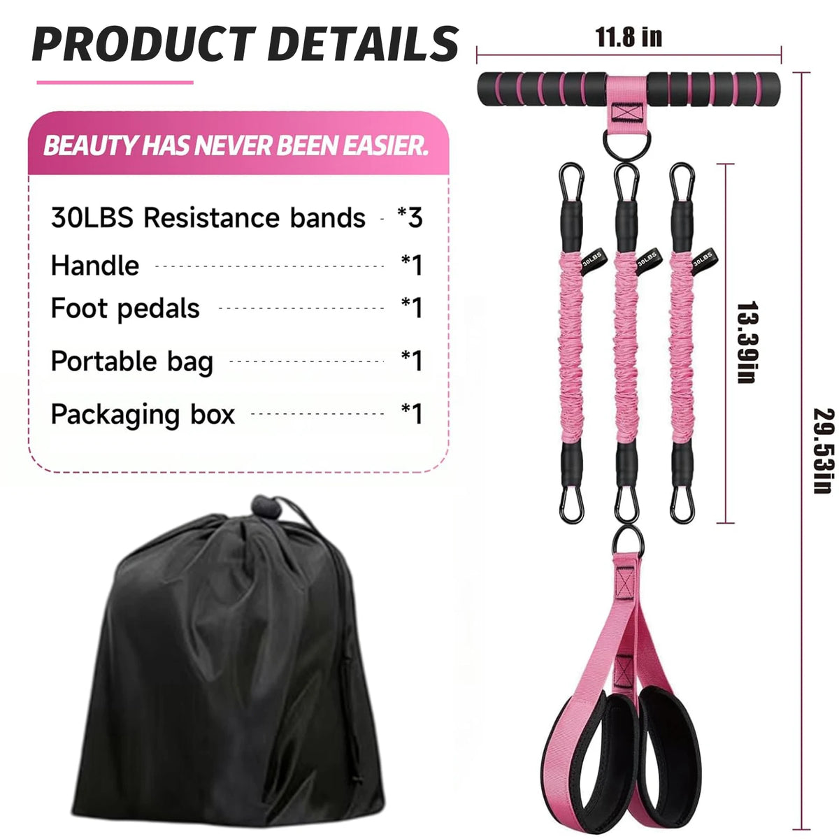Slip Resistant Ankle Resistance Bands for Leg and Glute Workouts