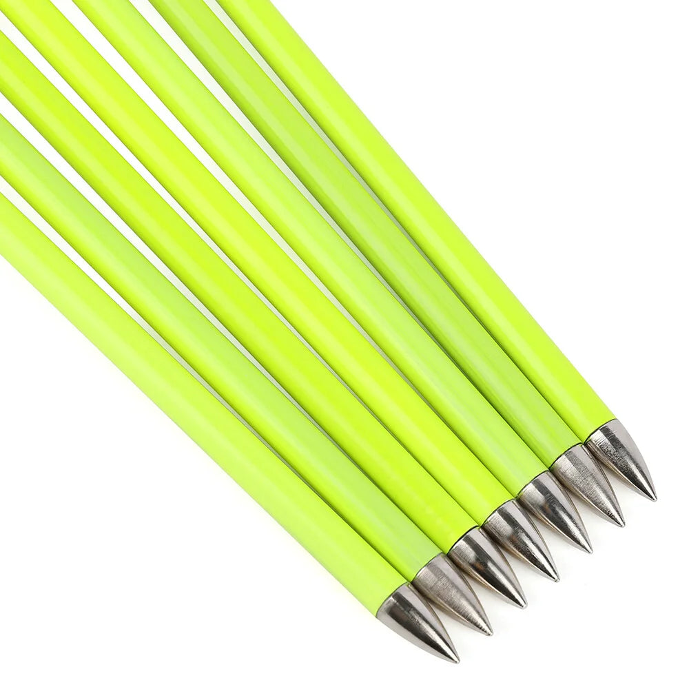 30" Carbon Archery Arrows 12 Pack Spine1500 ID4.2mm Vanes Equipment for Outdoor Shooting Training and Small Game Hunting