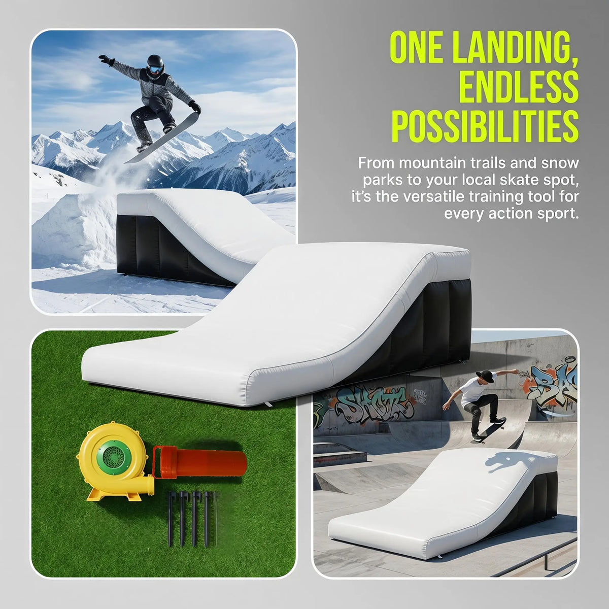 Commercial Inflatable Airbag Lander For BMX MTB Training